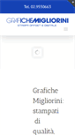 Mobile Screenshot of grafichemigliorini.it